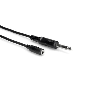 Hosa MHE-325 25ft Headphone Adapter Cable - 1/4 TRS M to 3.5mm