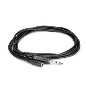 Hosa MHE-325 25ft Headphone Adapter Cable - 1/4 TRS M to 3.5mm