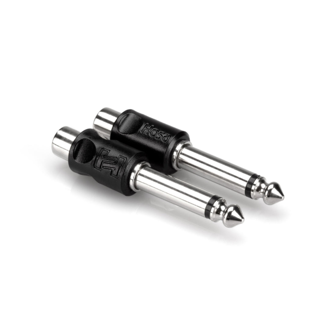 Hosa GPR-101 Adapters 2-Pack - RCA to 1/4 TS