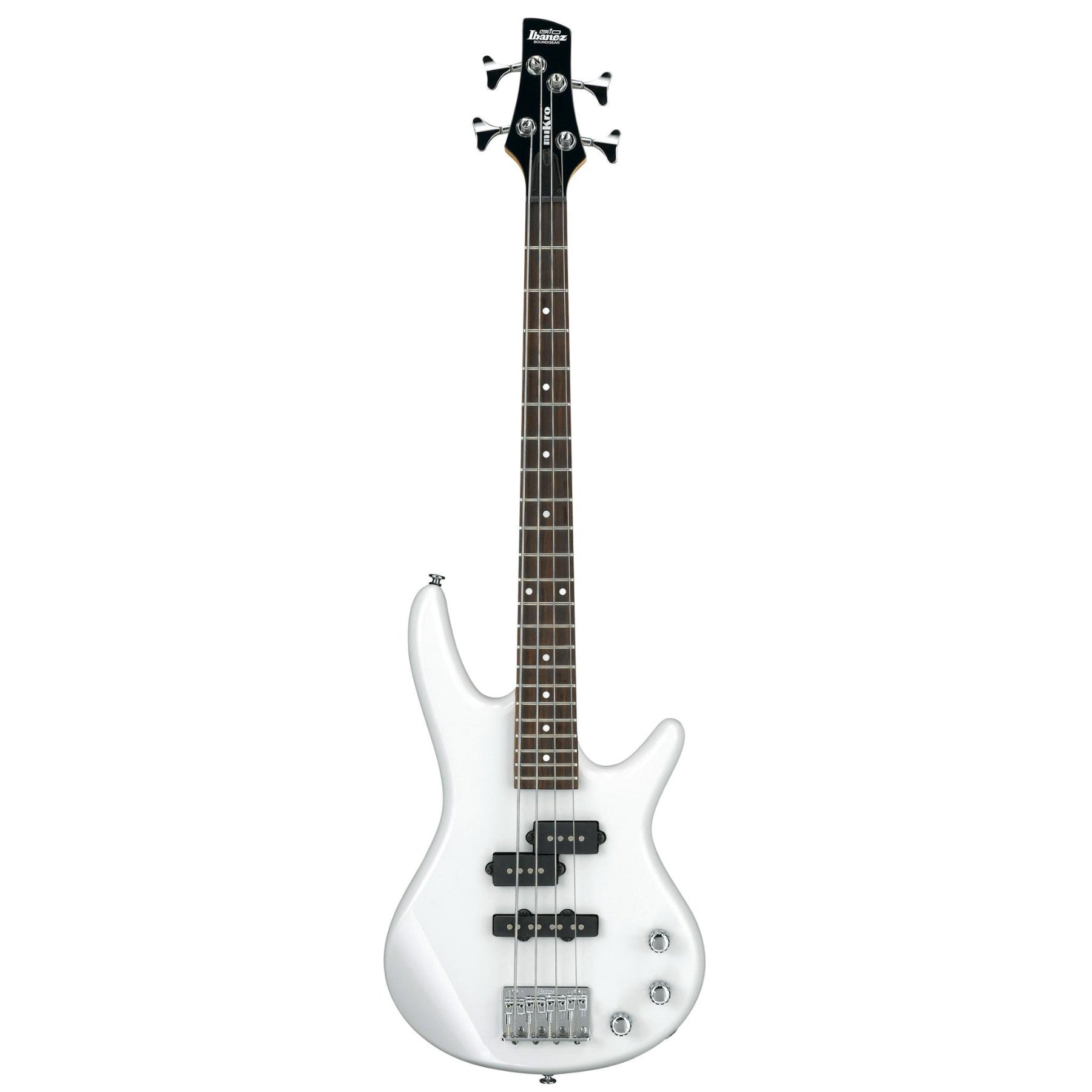 Ibanez GSRM20PW Mikro 4-String Electric Bass - Pearl White Front