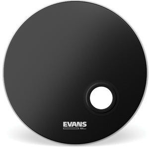 Evans BD22REMAD 22" EMAD Resonant Black 1ply Bass Head BD22REMAD