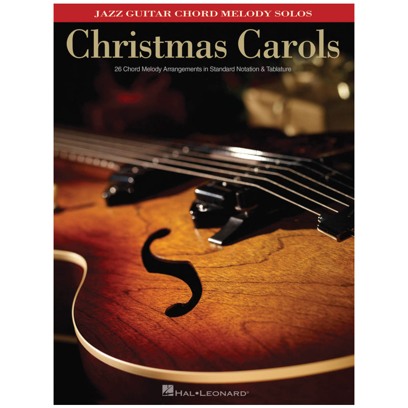 Christmas Carols Jazz Guitar Chord Book Melody Solos HL 00701697