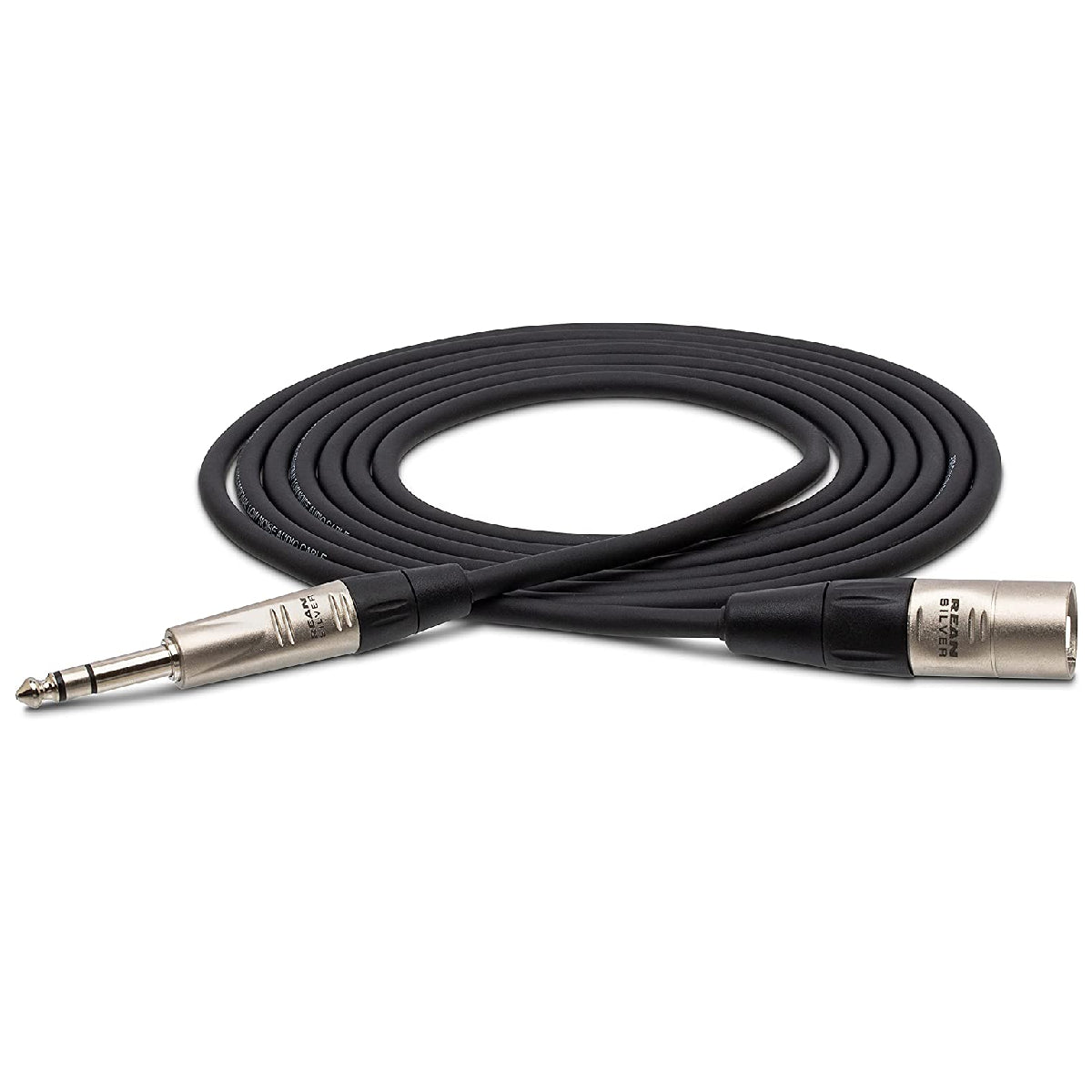 Hosa HSX-003 3ft bal XLRM to 1/4 TRS M Cable Pro REAN Main