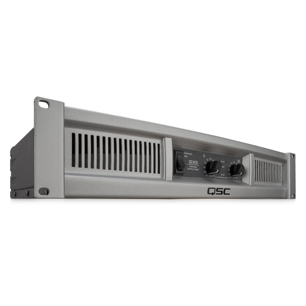 QSC GX5 500W 2-Channel Power Amp Front Side