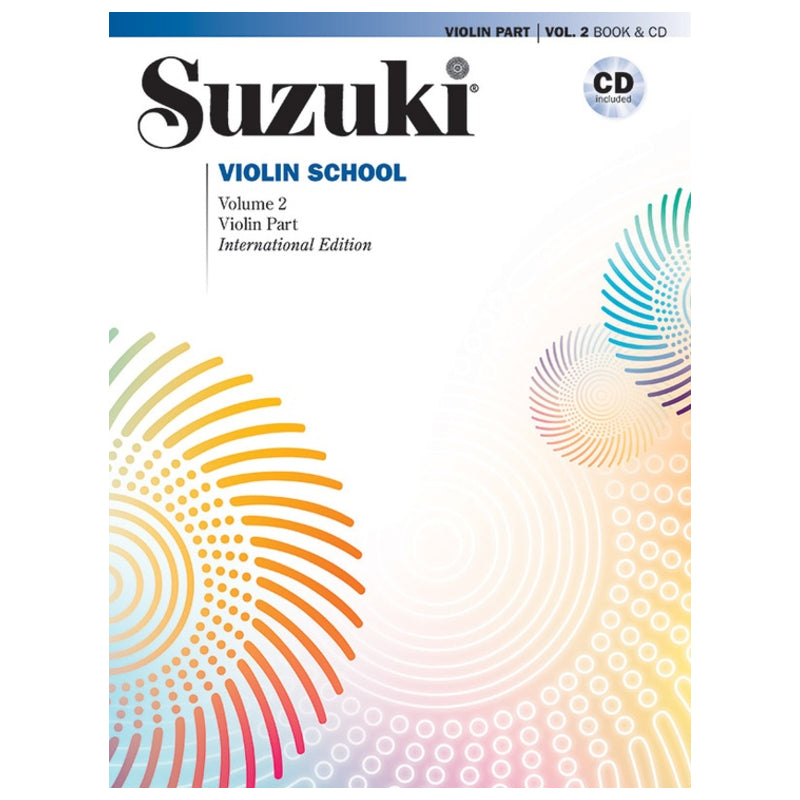 Suzuki Violin School Book Volume 2 w/CD