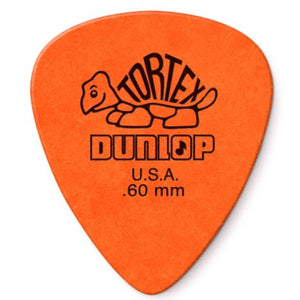 Dunlop 418P60 Tortex Standard .60 Orange Guitar Picks - 12 PACK