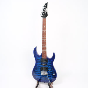 Ibanez GRX70QATBB Gio Quilted Electric Guitar - Trans Blue Burst