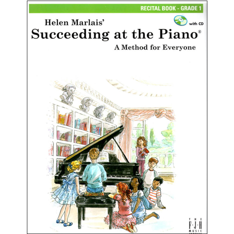 Succeeding at the Piano Recital Book - Grade 1 w/CD fjh2057