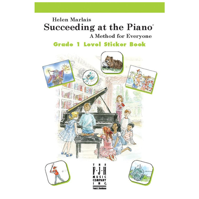 Succeeding at the Piano Sticker Book - Grade 1 fjh2060