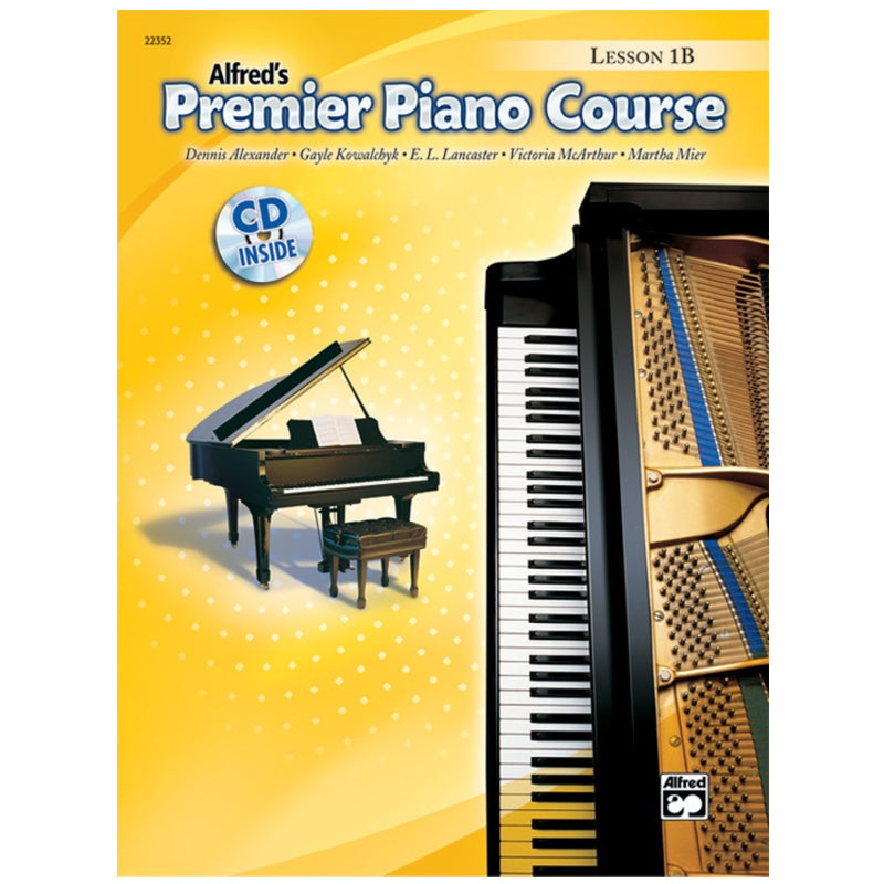 Alfred's Premier Piano Course Lesson Book 1B w/CD 22352  00-22352