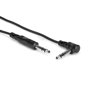 Hosa CSS-105R 5ft Cable - 1/4 TRS to Right-Angle 1/4 TRS