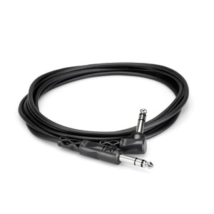 Hosa CSS-105R 5ft Cable - 1/4 TRS to Right-Angle 1/4 TRS