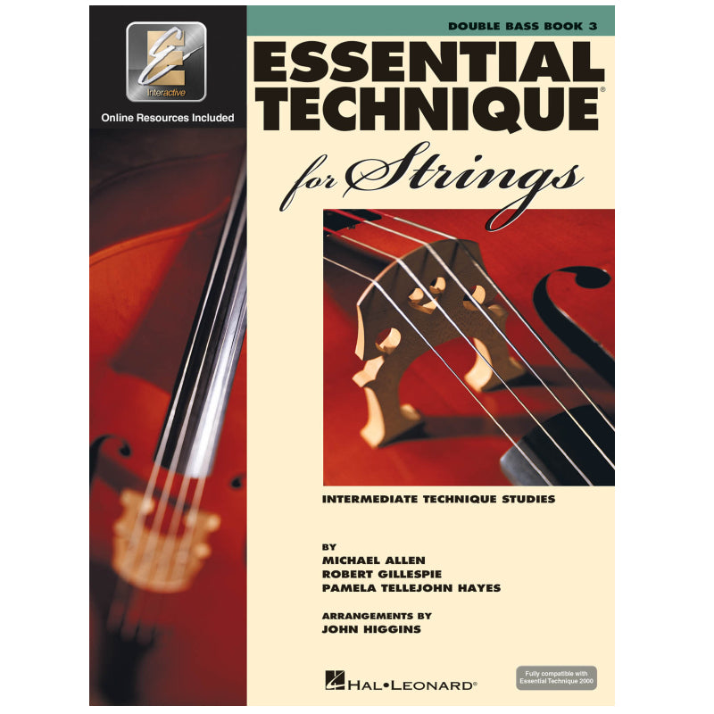 Essential Technique for Strings - Double Bass Book with Eei HL 00868077