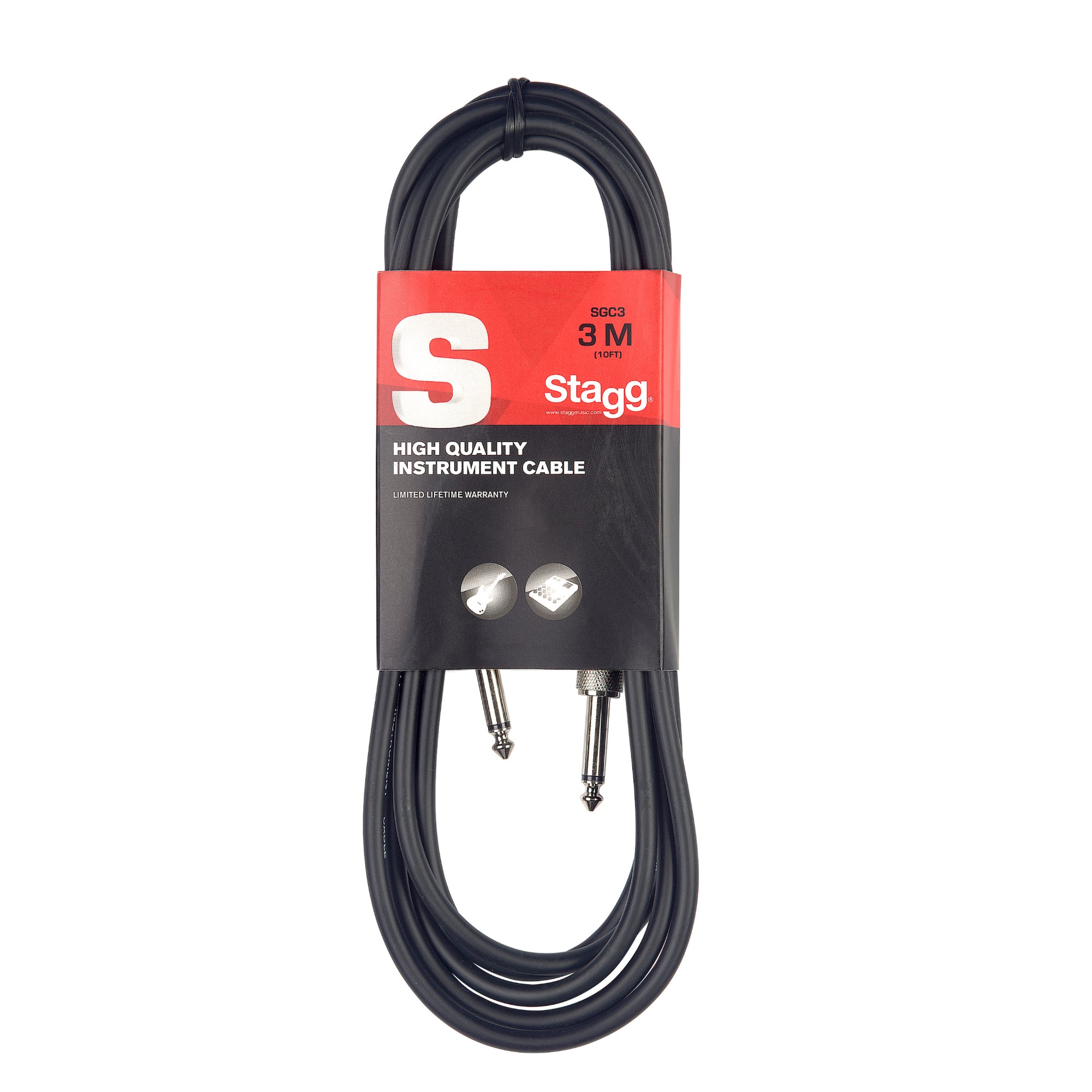 Stagg SGC3 10ft Instrument Cable SGC3