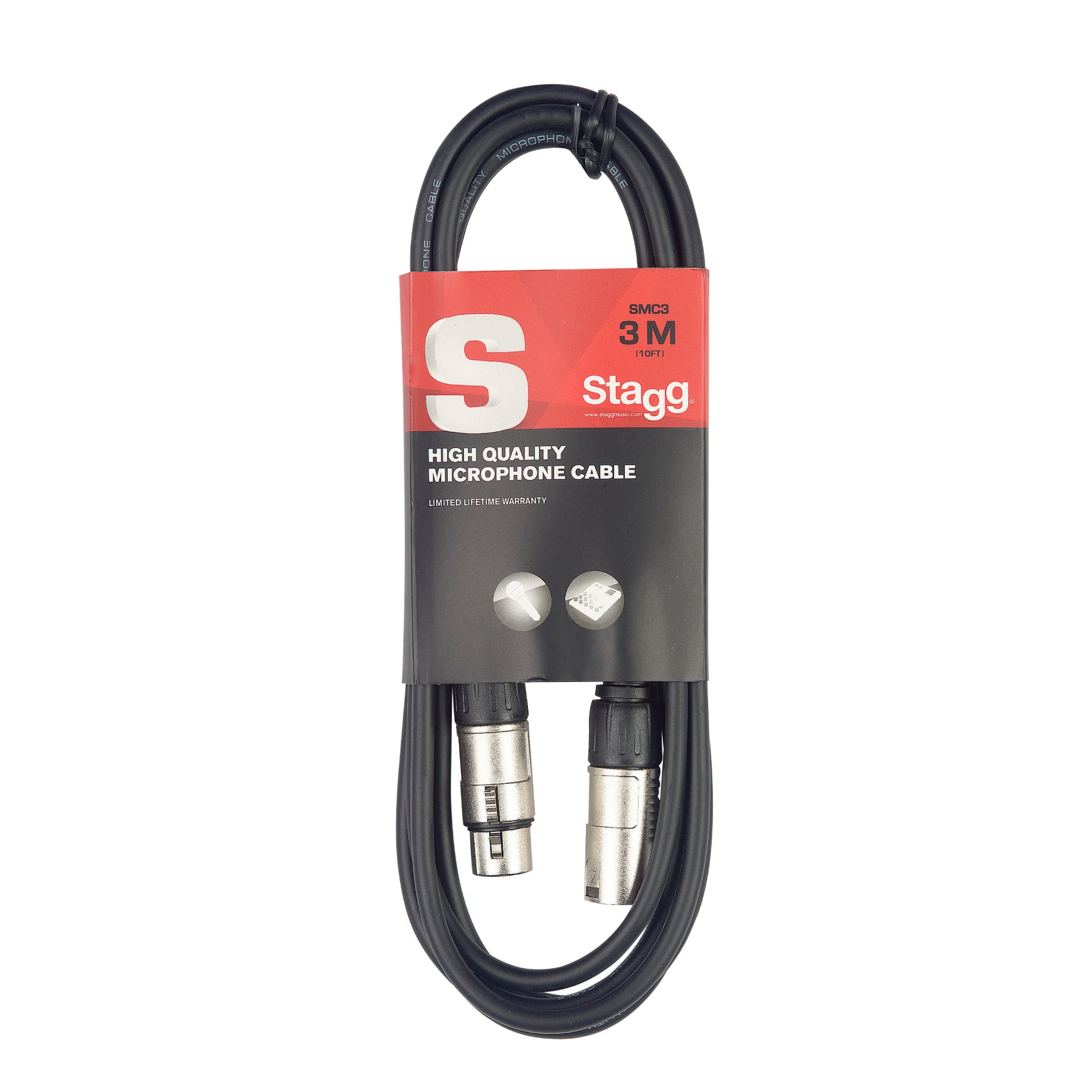 Stagg SMC3 10ft XLR Microphone Cable SMC3