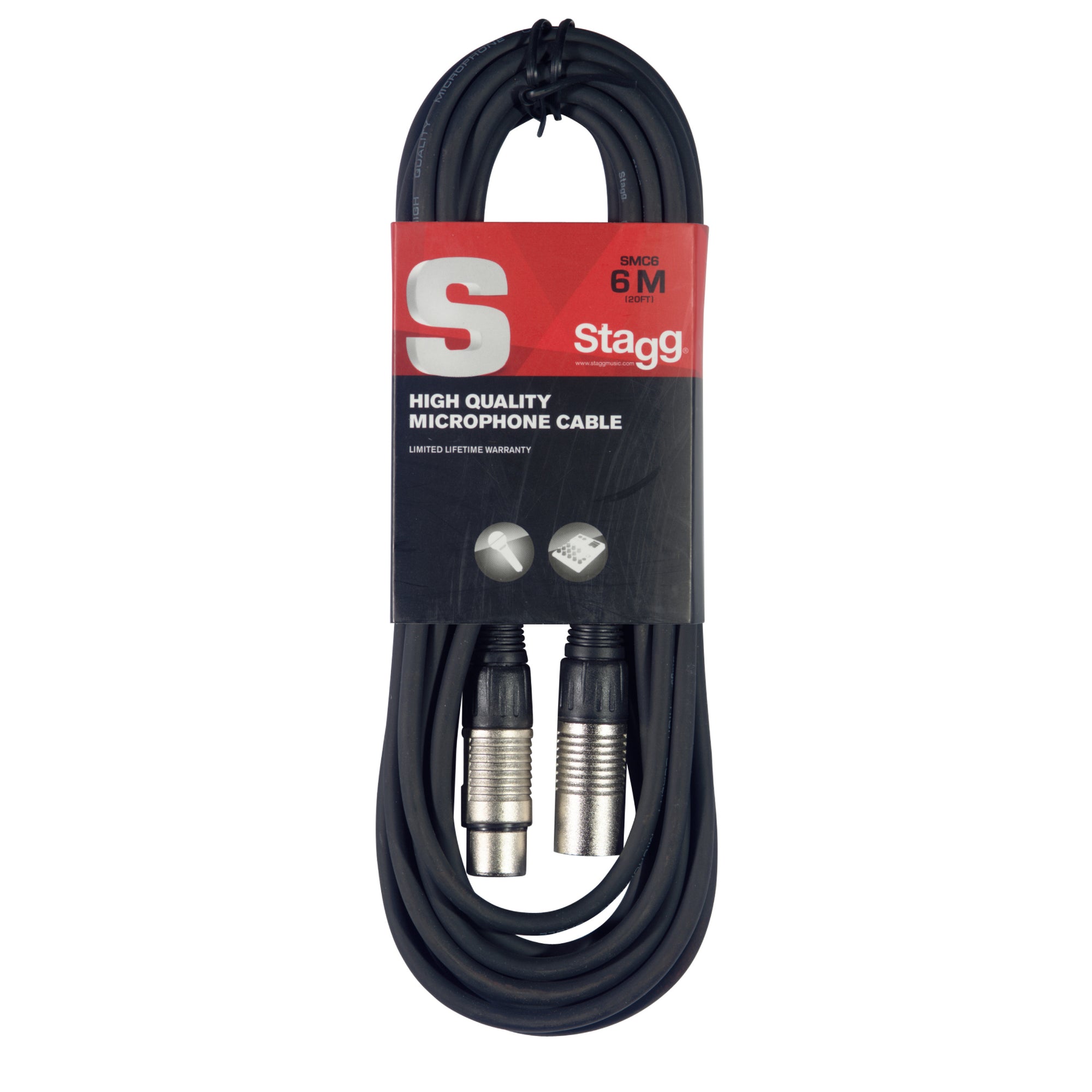 Stagg SMC6 20ft XLR Microphone Cable SMC6