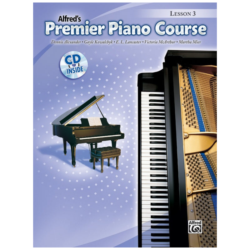Alfred's Premier Piano Course Lesson Book 3 w/CD 30222  00-30222