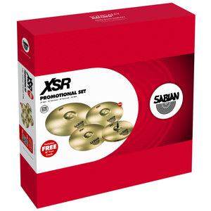 Sabian XSR5005GB XSR 3-Piece Performance Cymbal Set with Bonus