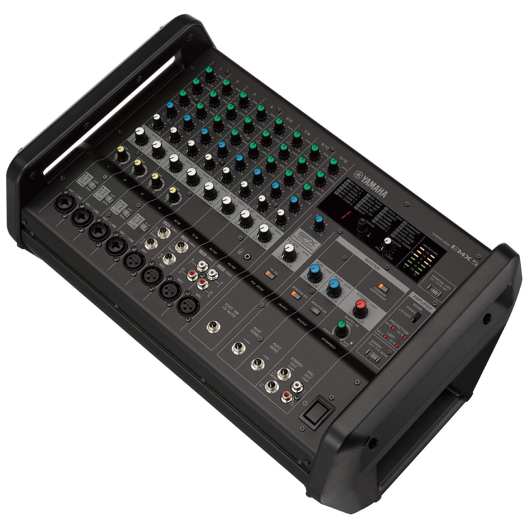 Yamaha EMX5 12-Channel Powered Mixer Right Side