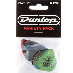 Dunlop PVP102 Medium/Heavy Pick Variety - 12 PACK