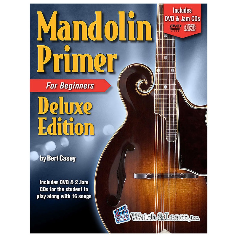 Watch & Learn Mandolin Primer Book Deluxe Edition 695963863443