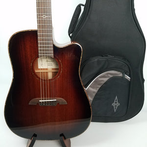 Alvarez Masterworks MDA66CESHB Acoustic Electric Guitar with Case Body Front