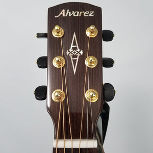 Alvarez Masterworks MDA66CESHB Acoustic Electric Guitar  Headstock Front