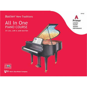 Bastien WP450 New Traditions: All In One Piano Course Book - Primer A