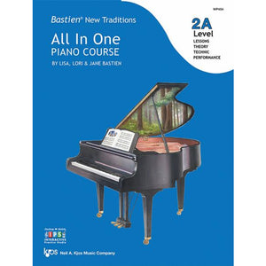 Bastien WP454 New Traditions: All In One Piano Course Book - Level 2A