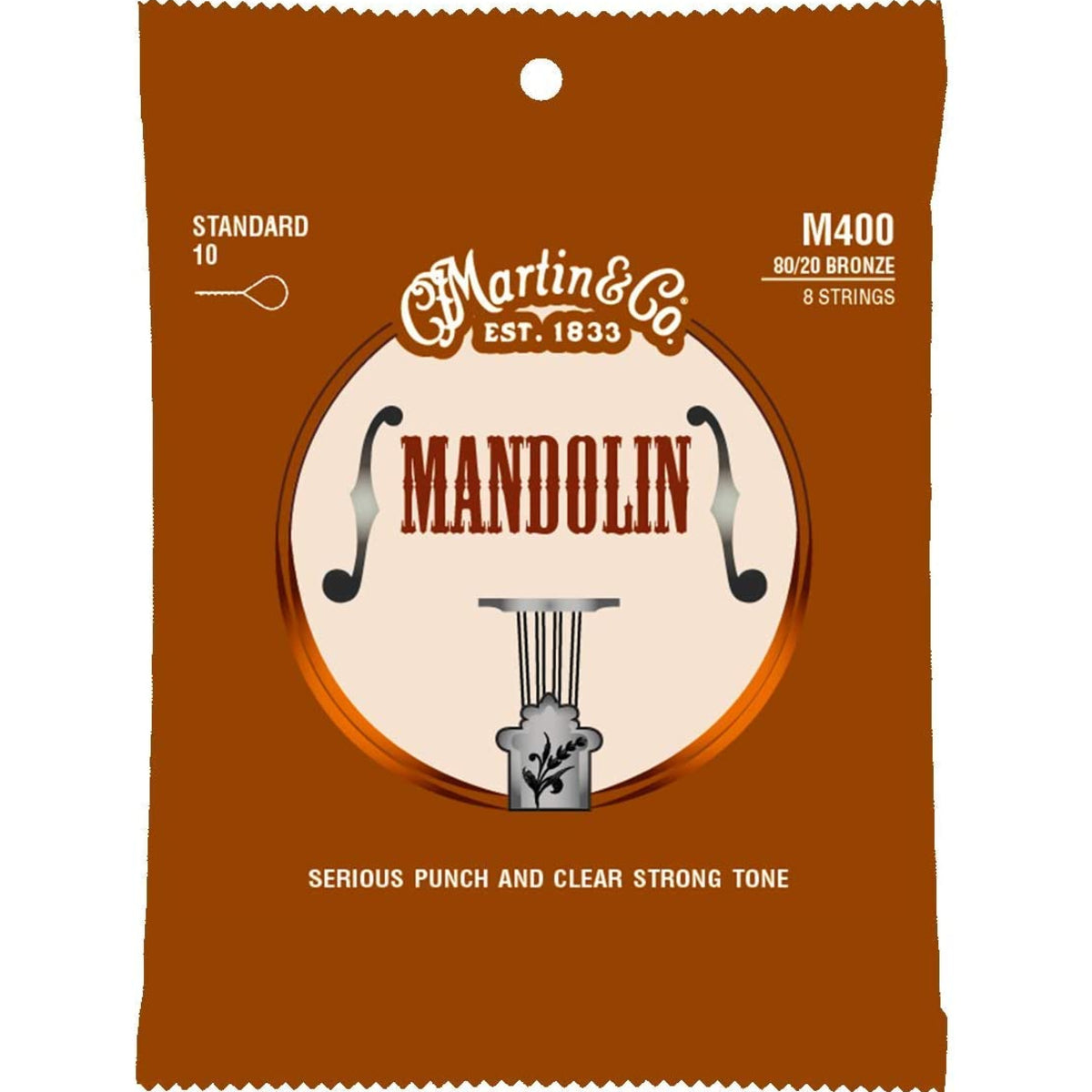 Martin M400 80/20 Bronze 10-34 Light Mandolin Strings