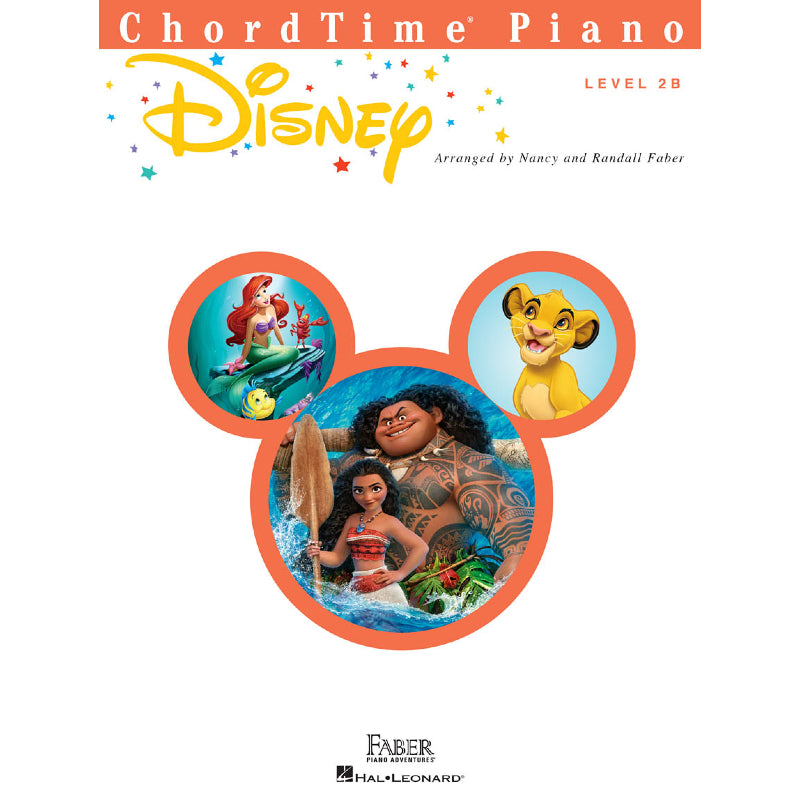 Faber Chordtime Piano Disney Book Level 2B HL 00275429  FF3042