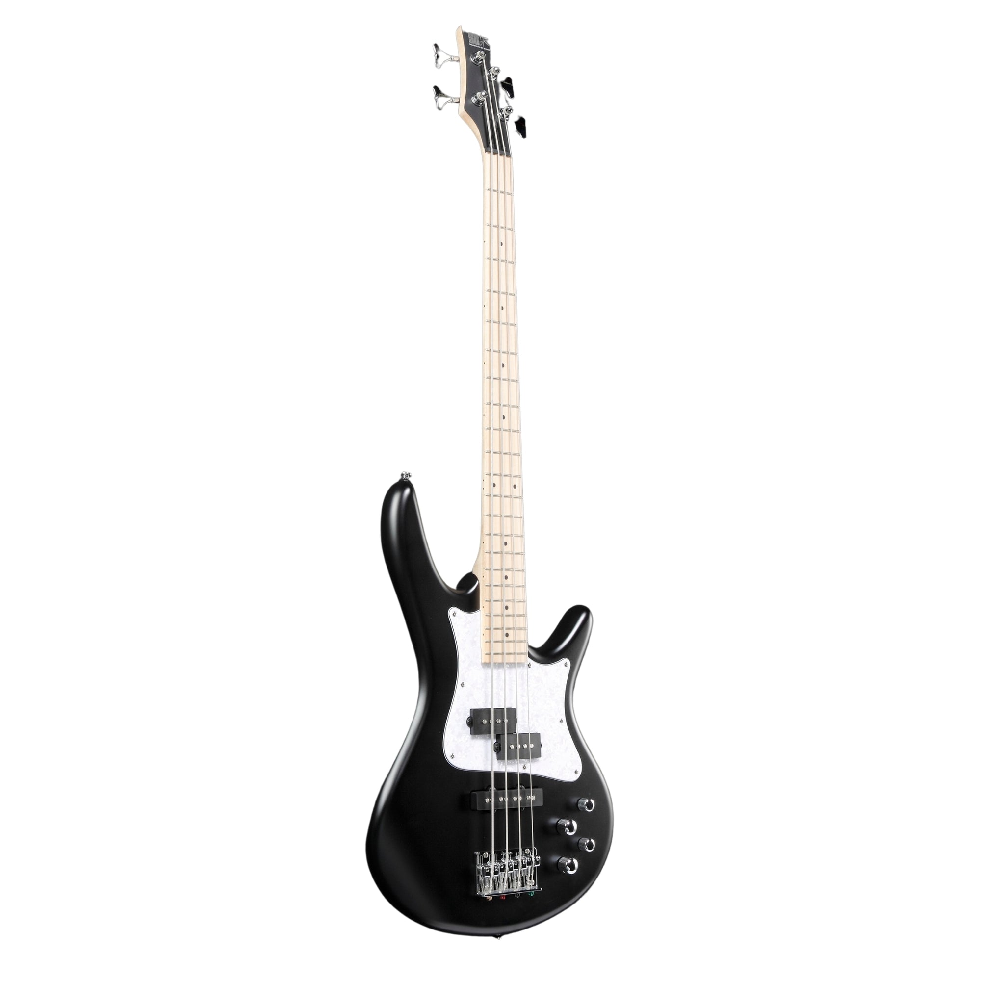 Ibanez SRMD200BKF Mezzo 4-String Electric Bass - Black Flat