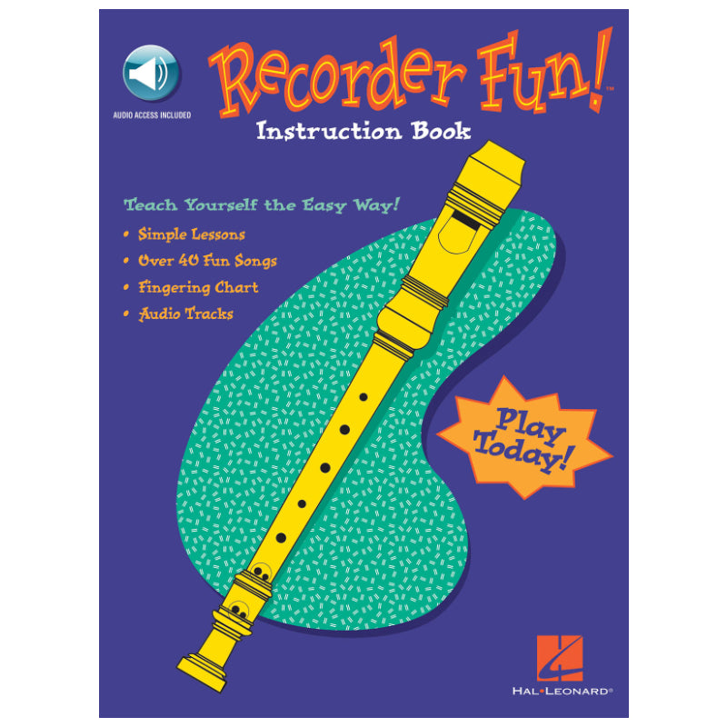 Recorder Fun! Teach Yourself the Easy Way! Book HL 00710005