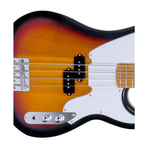 Tagima TW 66-SB-LF/WH 4-String Electric Bass - Sunburst TW-66