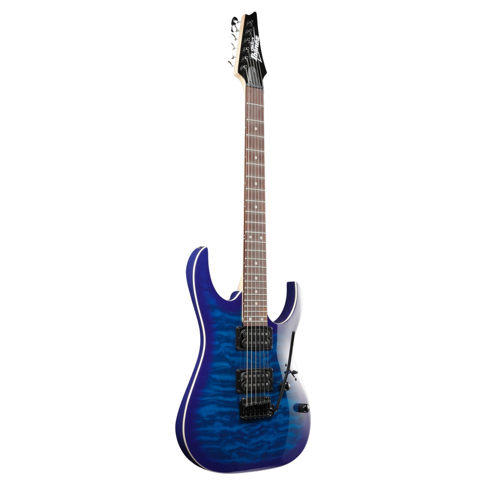 Ibanez GRGA120QATBB Gio Quilted Electric Guitar - Trans Blue