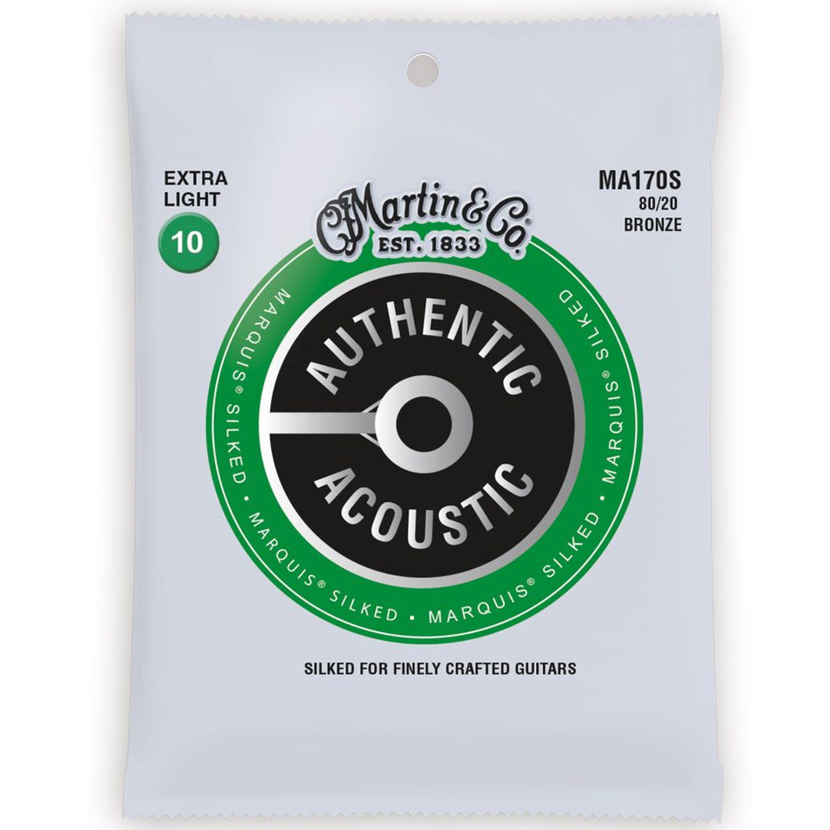 Martin MA170S Marquis Silked 10-47 Extra Light Acoustic Strings