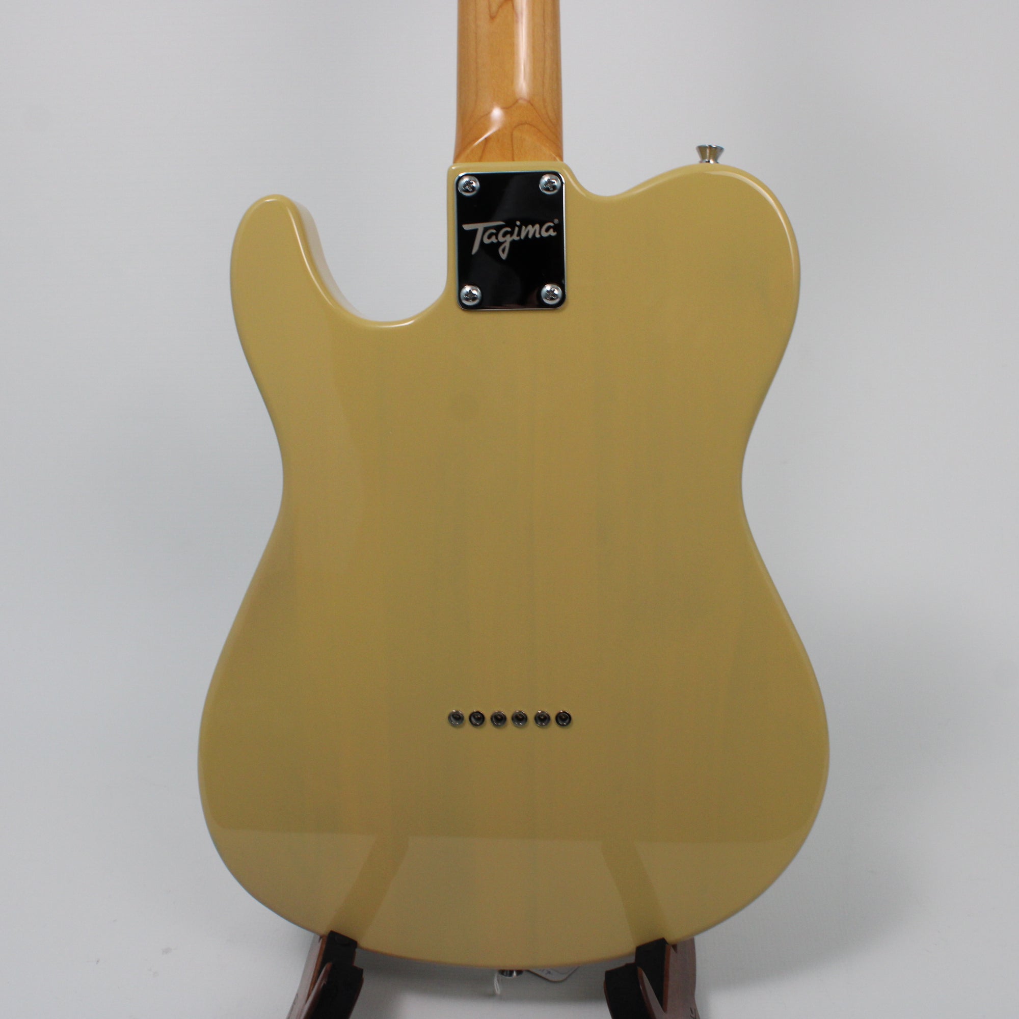 Tagima TW 55-BS-LF/BK Tele-Style Electric Guitar - Butterscotch TW-55
