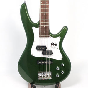 Ibanez SRMD200DMFT 4-String Bass Guitar - Metallic Forest Green Body Front