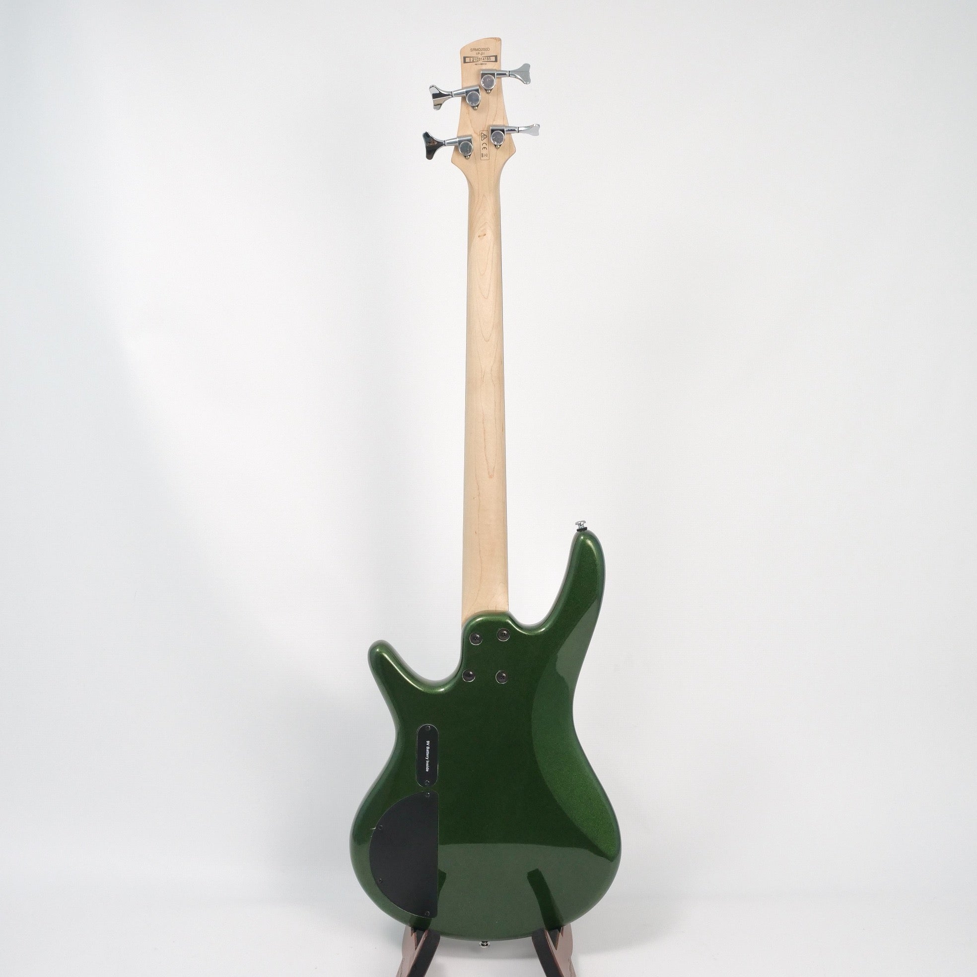 Ibanez SRMD200DMFT 4-String Bass Guitar - Metallic Forest Green Back