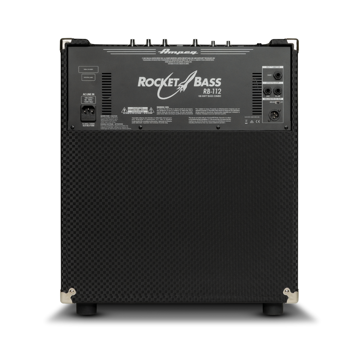 Ampeg RB-112 100-Watt Bass Combo Amp Back