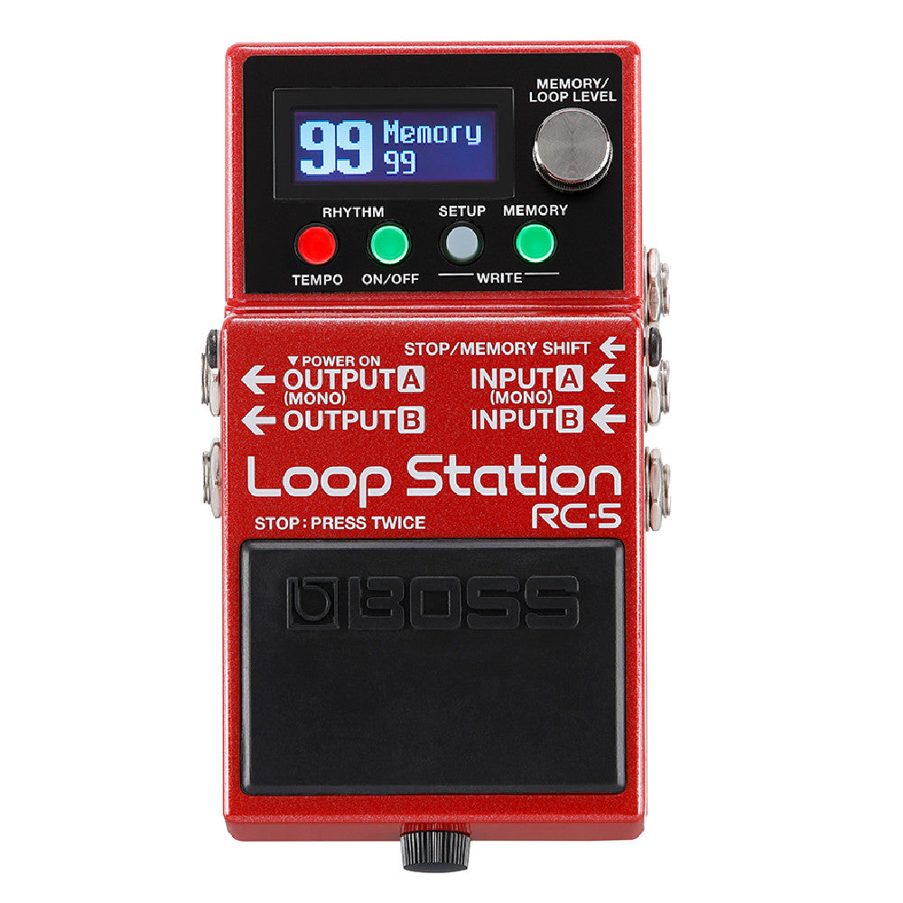 BOSS Loop Station Compact Recorder Pedal RC-5 Top