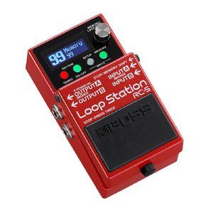 BOSS Loop Station Compact Recorder Pedal RC-5 Angled