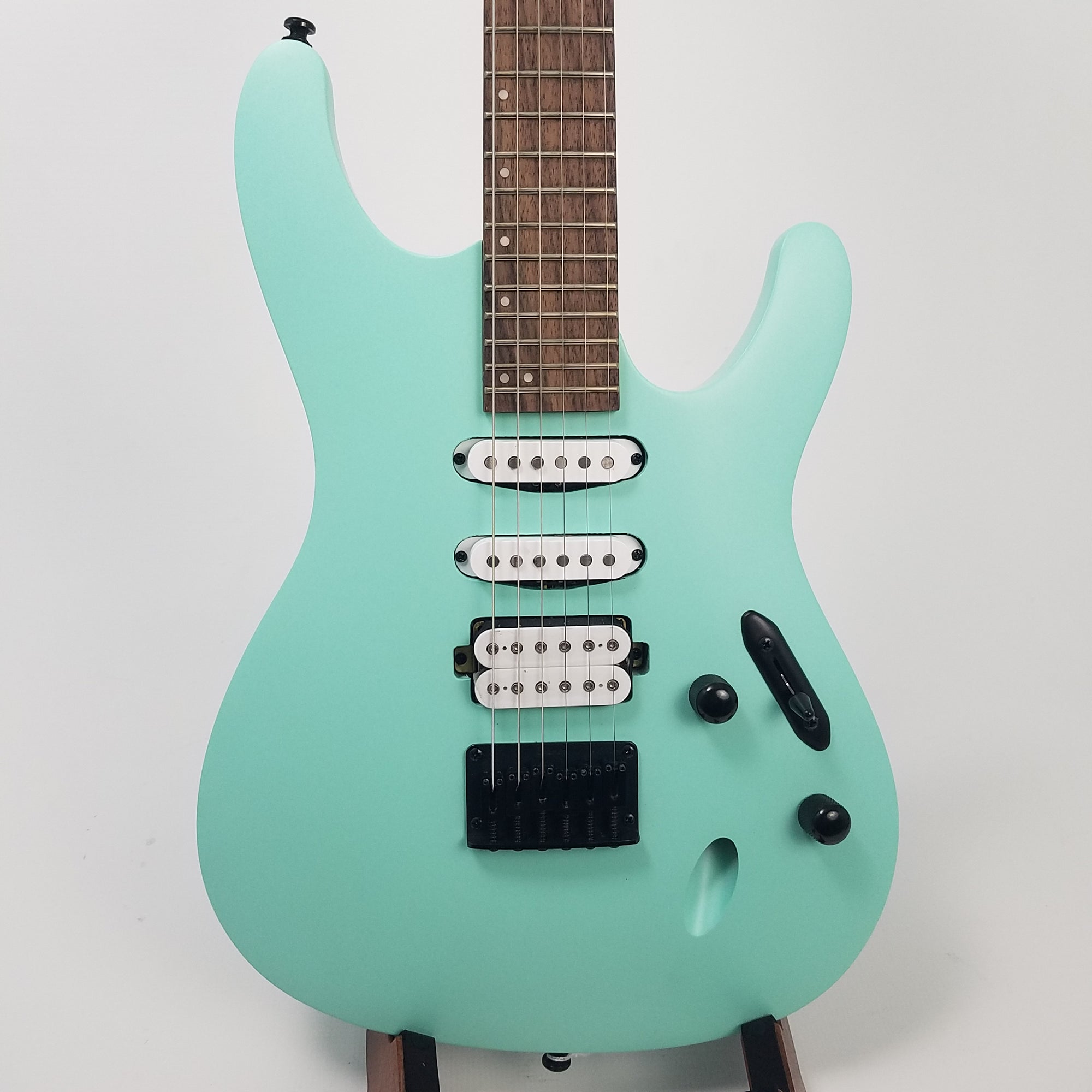 Ibanez S561SFM Standard Electric Guitar - Sea Foam Green Matte Body Front