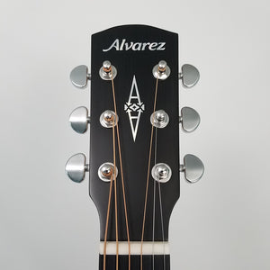 Alvarez Artist AF30CE Acoustic Electric Folk Guitar Headstock Front