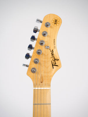 Tagima TG-530 Strat-Style Electric Guitar - Sunburst TG-530-SB-LF/TT Headstock Front