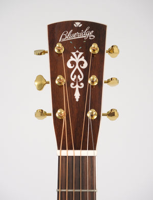 Blueridge BR-73CE Acoustic-Electric 000 Guitar Headstock Front