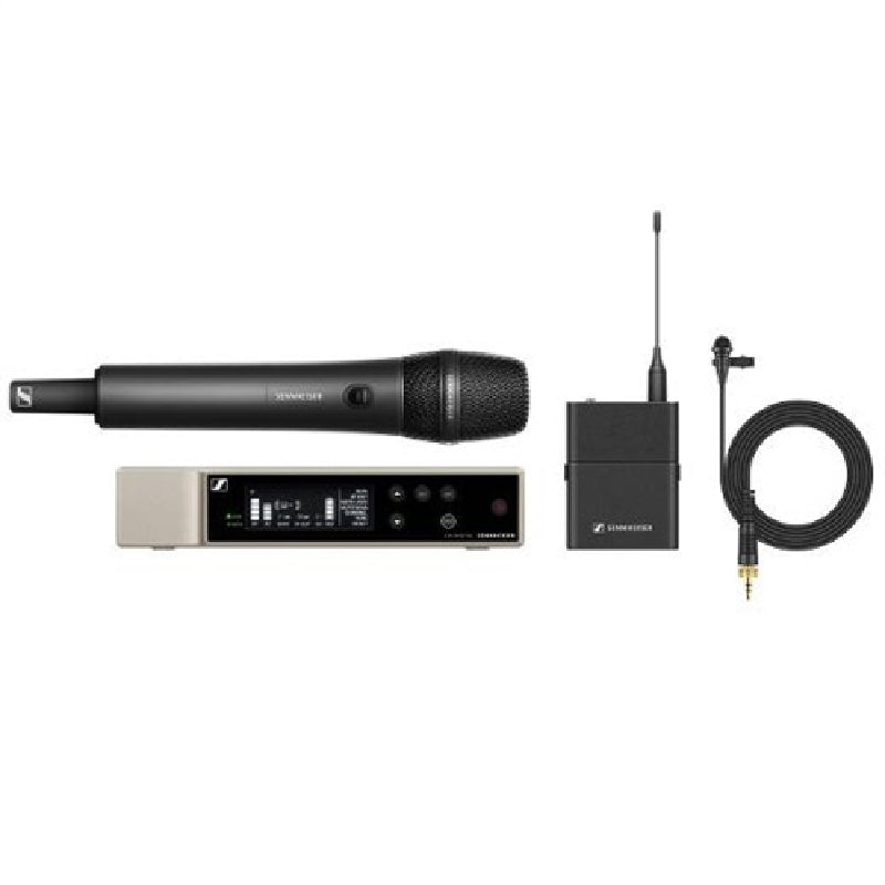Sennheiser EW-D ME2/835-S SET (Q1-6) Combo Wireless Handheld and Lavalier Microphone System (470-526Mhz)