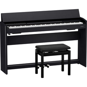 Roland 88-Key Digital Home Piano - Black F701-CB Complete