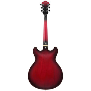 Ibanez AS53SRF Artcore Semi-Hollow Electric Guitar - Sunburst Red Flat Back