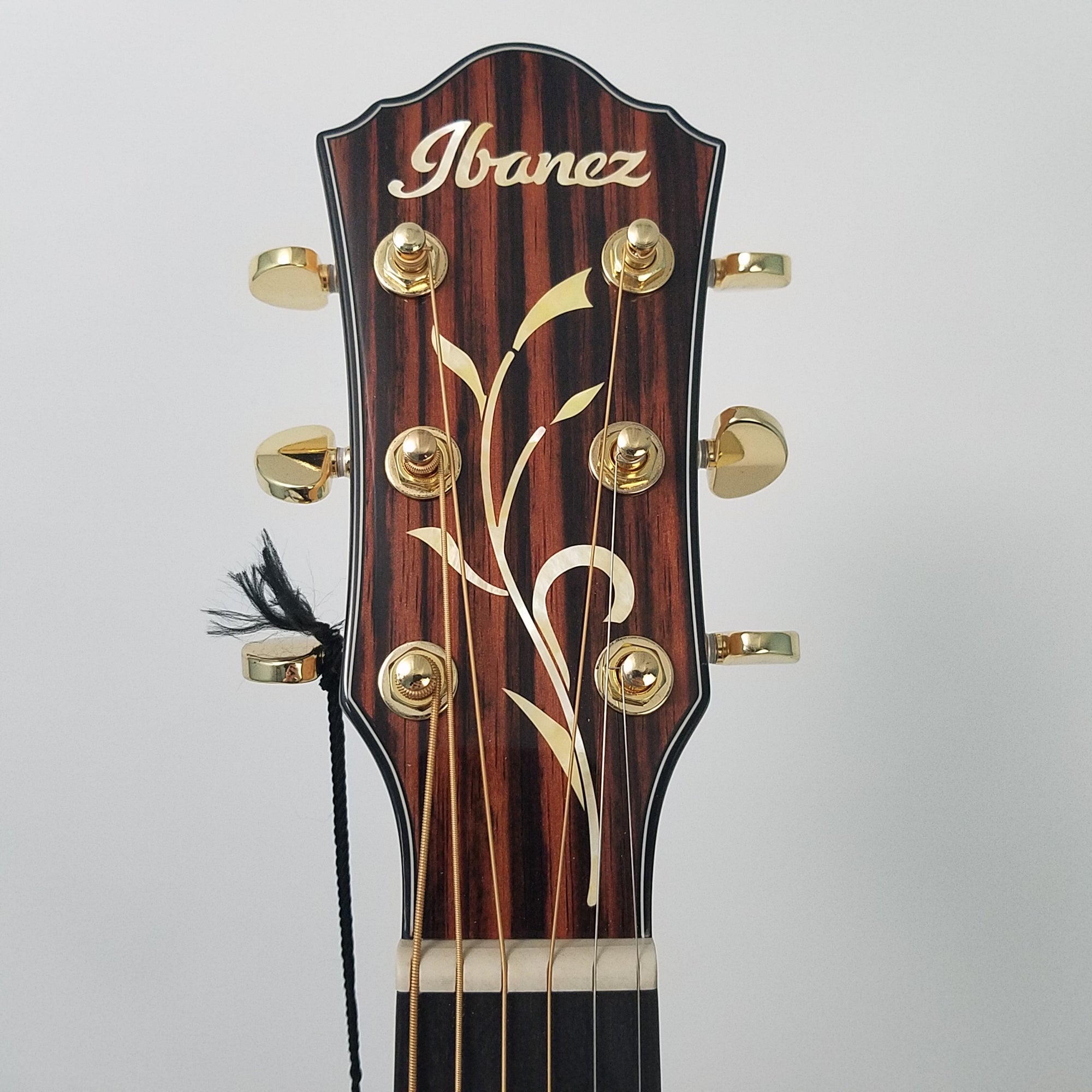 Ibanez AEG750NT Acoustic Electric Guitar - Natural Headstock Front